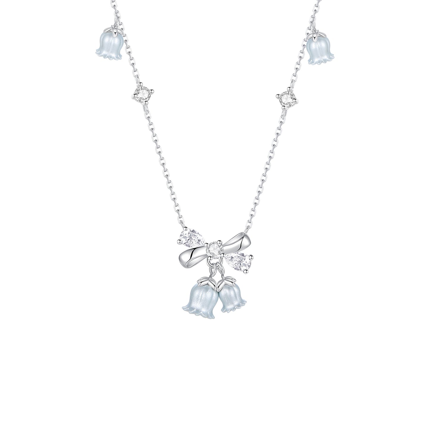 “Lily Bells” 925 Sterling Silver Jewelry Set