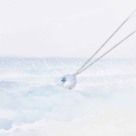 “Luna Tide” S925 Sterling Silver Shell Jewelry Set