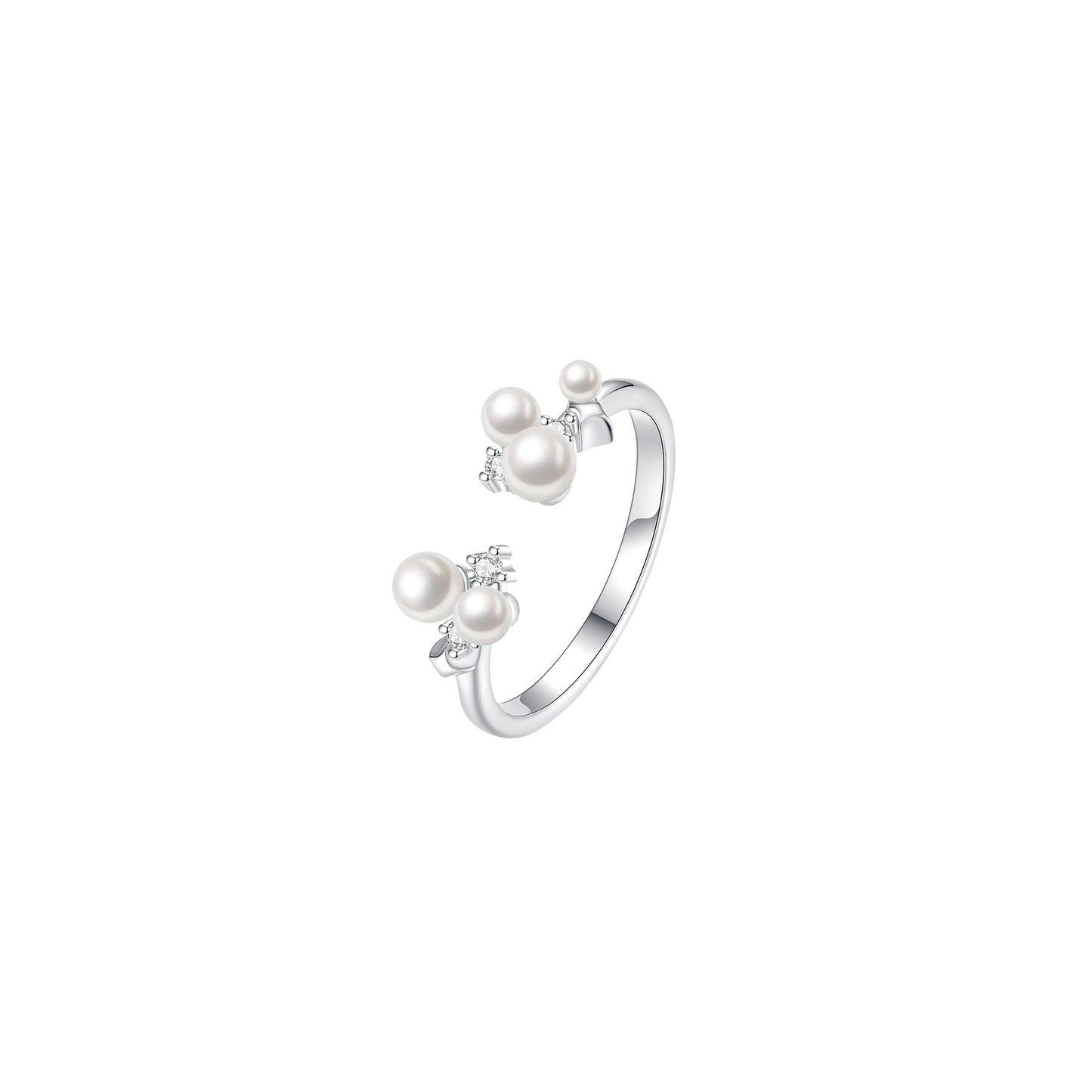 “Starlace Pearl” S925 Sterling Silver Jewelry Set