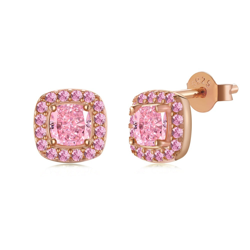 “Sugar Éclat” S925 Sterling Silver 8A Iced Zircon Jewelry Set
