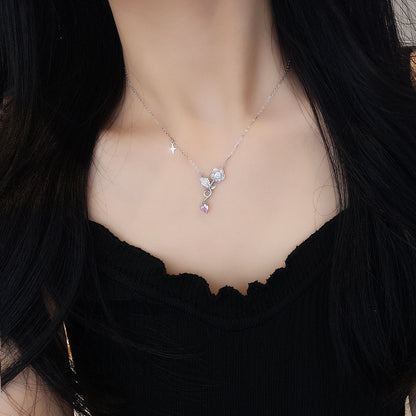 “Blooming Rose” S925 Sterling Silver Necklace