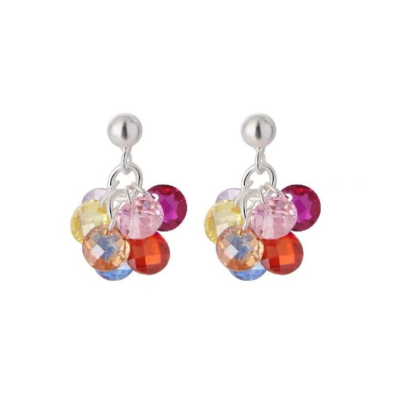 "Dopamine Sparkle" 925 Sterling Silver Earrings