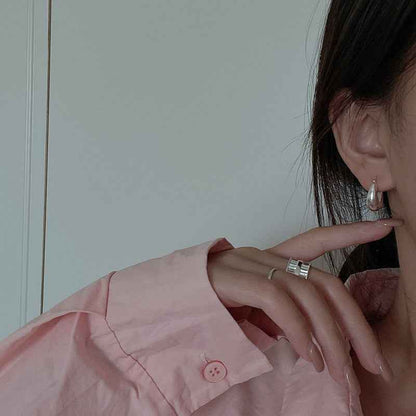 "Lunar Arc" 925 Sterling Silver Earrings