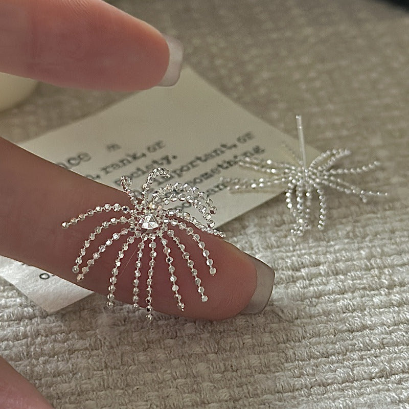 "Firework Tassel" S925 Sterling Silver Earrings