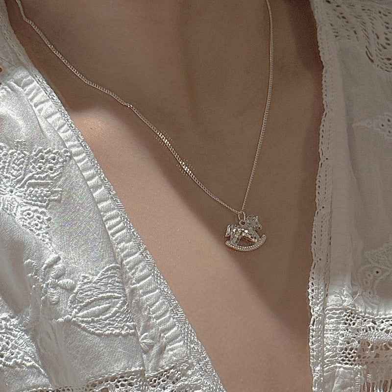 "Trojan Charm" 925 Sterling Silver Necklace