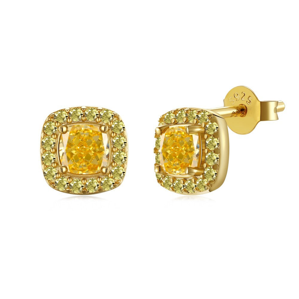 “Sugar Éclat” S925 Sterling Silver 8A Iced Zircon Jewelry Set