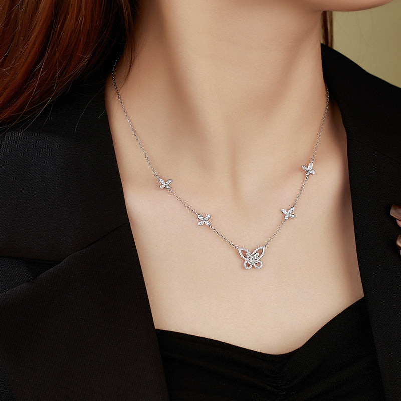 Verträumtes lila Perlenarmband – Swarovski Perlen 