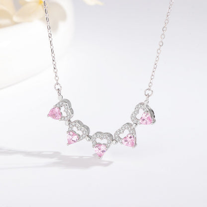 “Blooming Heart” S925 Sterling Silver Convertible Necklace