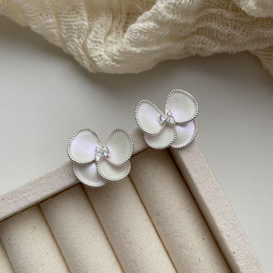 "Blossom Kiss" 925 Sterling Silver Earrings
