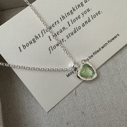 "Loving Heart" 925 Sterling Silver Necklace