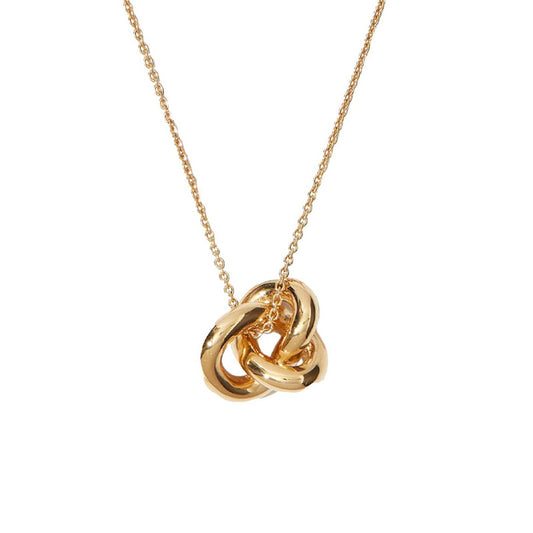 "Eternal Link" 925 Sterling Silver Interlocking Loop Necklace