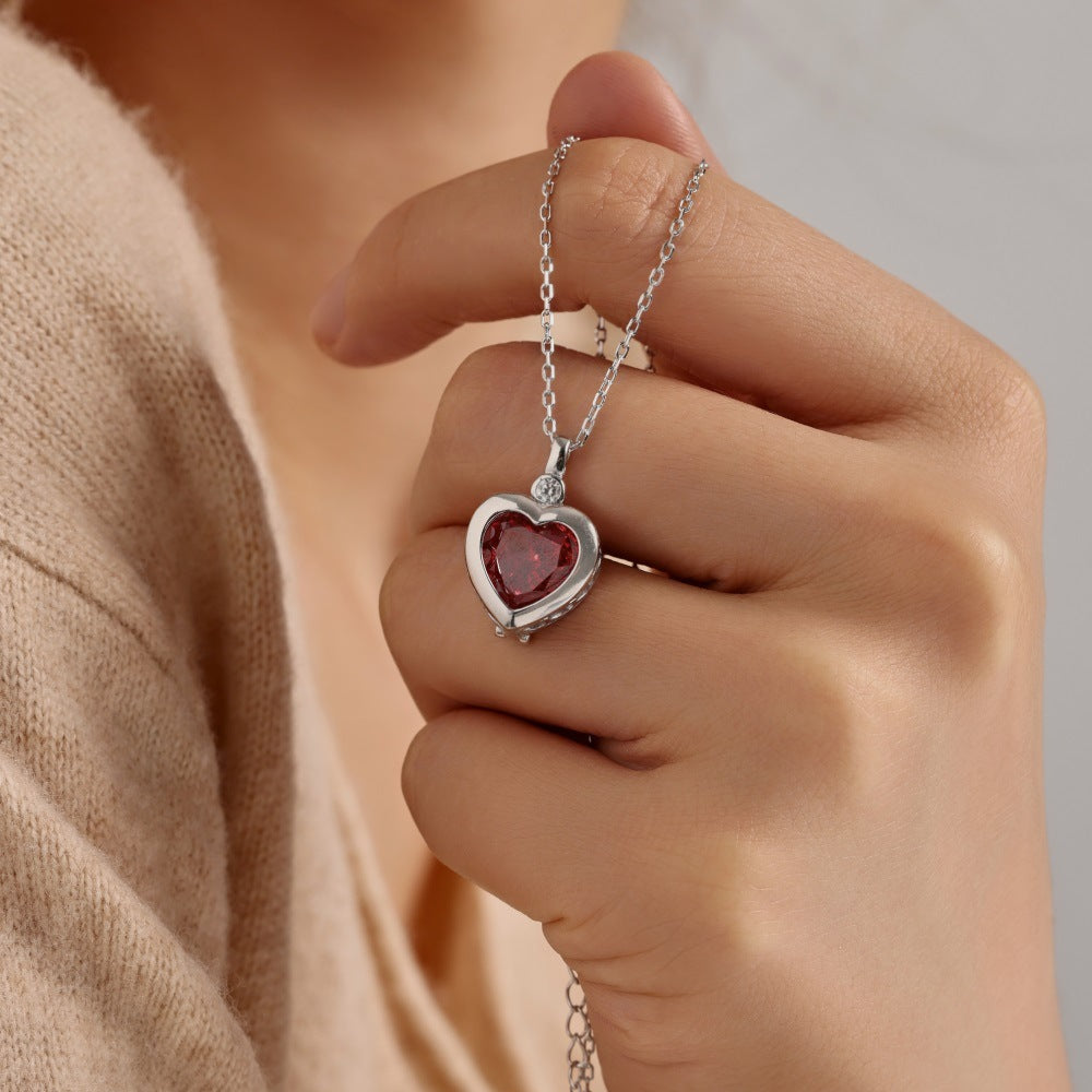 “Secret Heart” S925 Sterling Silver DIY Heart Box Necklace