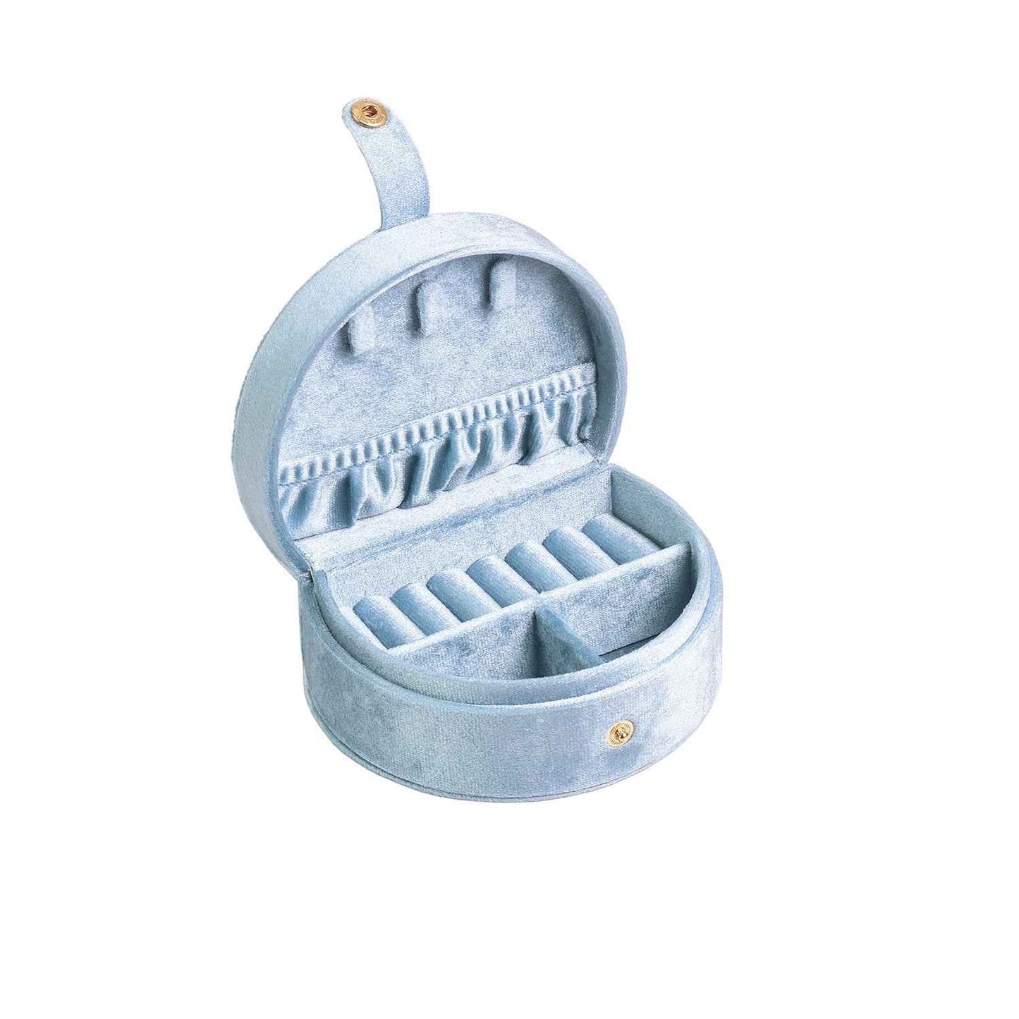 Monet Velvet Jewelry Case – Compact Travel Organizer