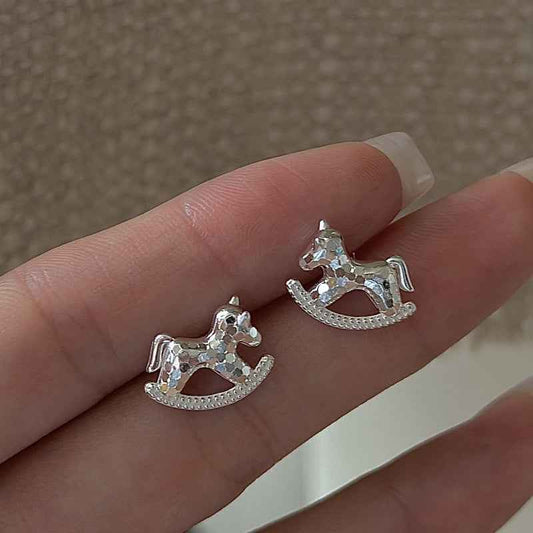 "Trojan Charm" 925 Sterling Silver Earrings