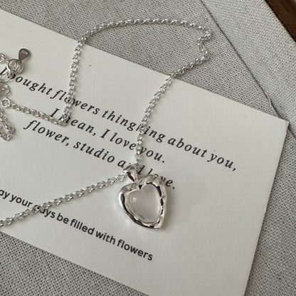 "Loving Heart" 925 Sterling Silver Necklace