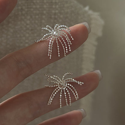 "Firework Tassel" S925 Sterling Silver Earrings