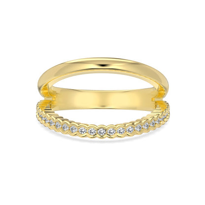 “Lumière Line” S925 Sterling Silver Irregular Line Stackable Ring