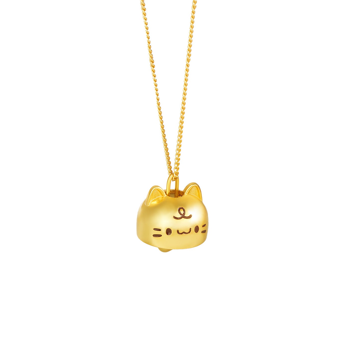 “Peekaboo Kitty” 925 Sterling Silver Lucky Cat Necklace