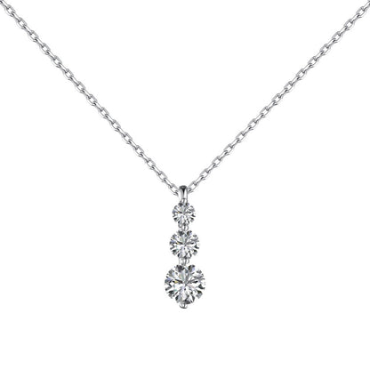 "Sweet Harmony" S925 Sterling Silver Jewelry Set with Zircon