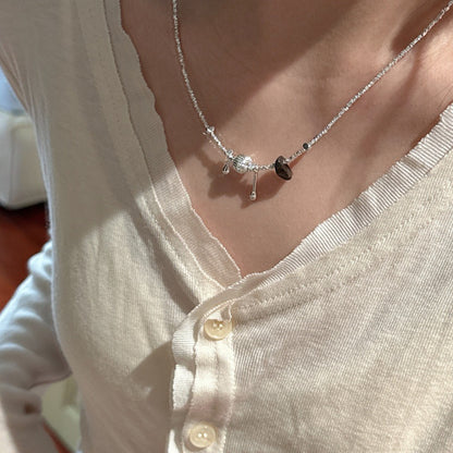 "Silver Glimmer" S925 Sterling Silver Fragment Chain Necklace