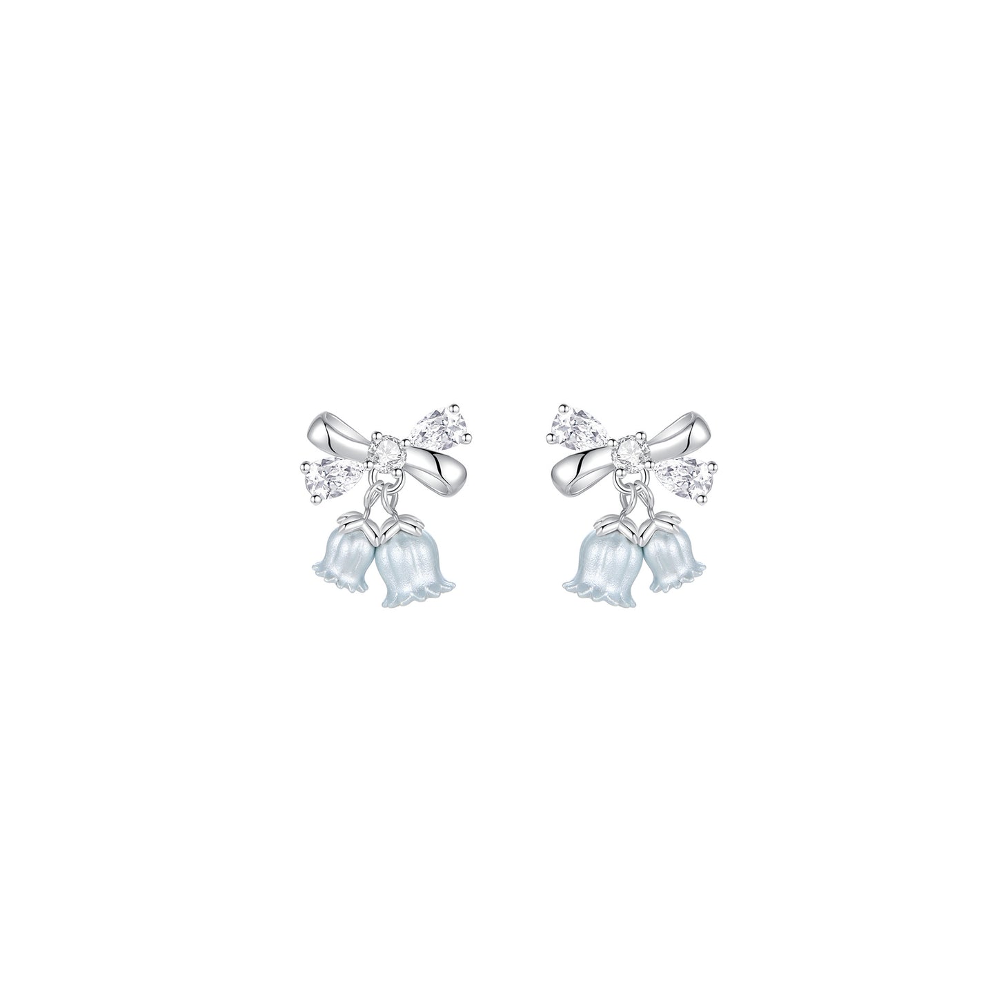 “Lily Bells” 925 Sterling Silver Jewelry Set