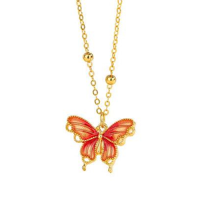 “Butterfly Reverie” S925 Sterling Silver Enamel Butterfly Jewelry Set