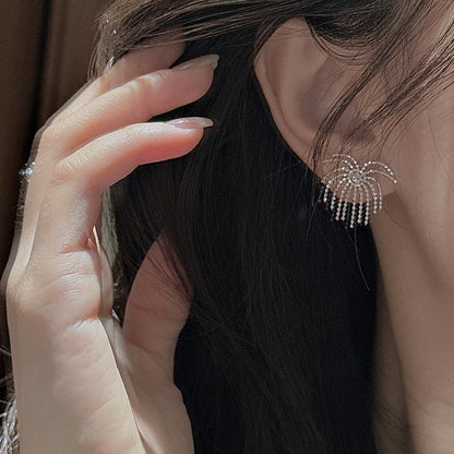 "Firework Tassel" S925 Sterling Silver Earrings