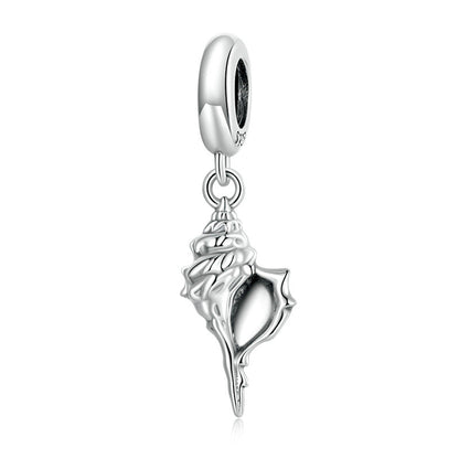 "Ocean Whisper" 925 Sterling Silver Seashell & Conch Charm Collection