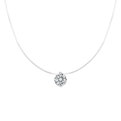 "Mermaid’s Tear" 925 Sterling Silver Necklace