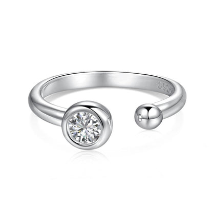 “Lumière Solitaire” S925 Sterling Silver Zircon Jewelry Set