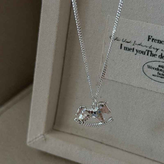 "Trojan Charm" 925 Sterling Silver Necklace