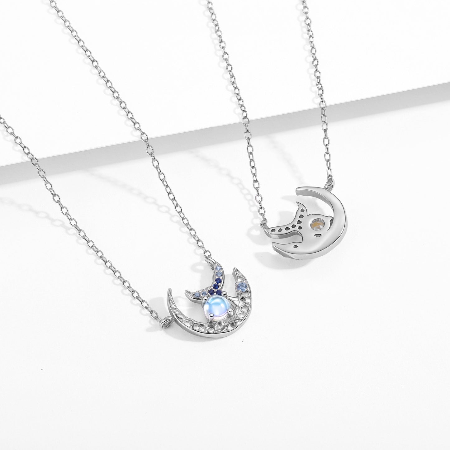 “Moonlit Mermaid” S925 Sterling Silver Necklace