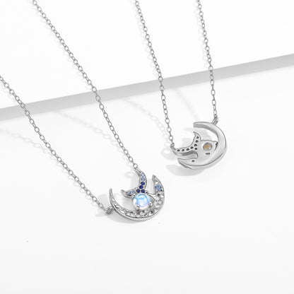 “Moonlit Mermaid” S925 Sterling Silver Necklace