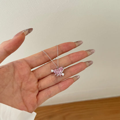 "Orbit of Love" S925 Sterling Silver Necklace