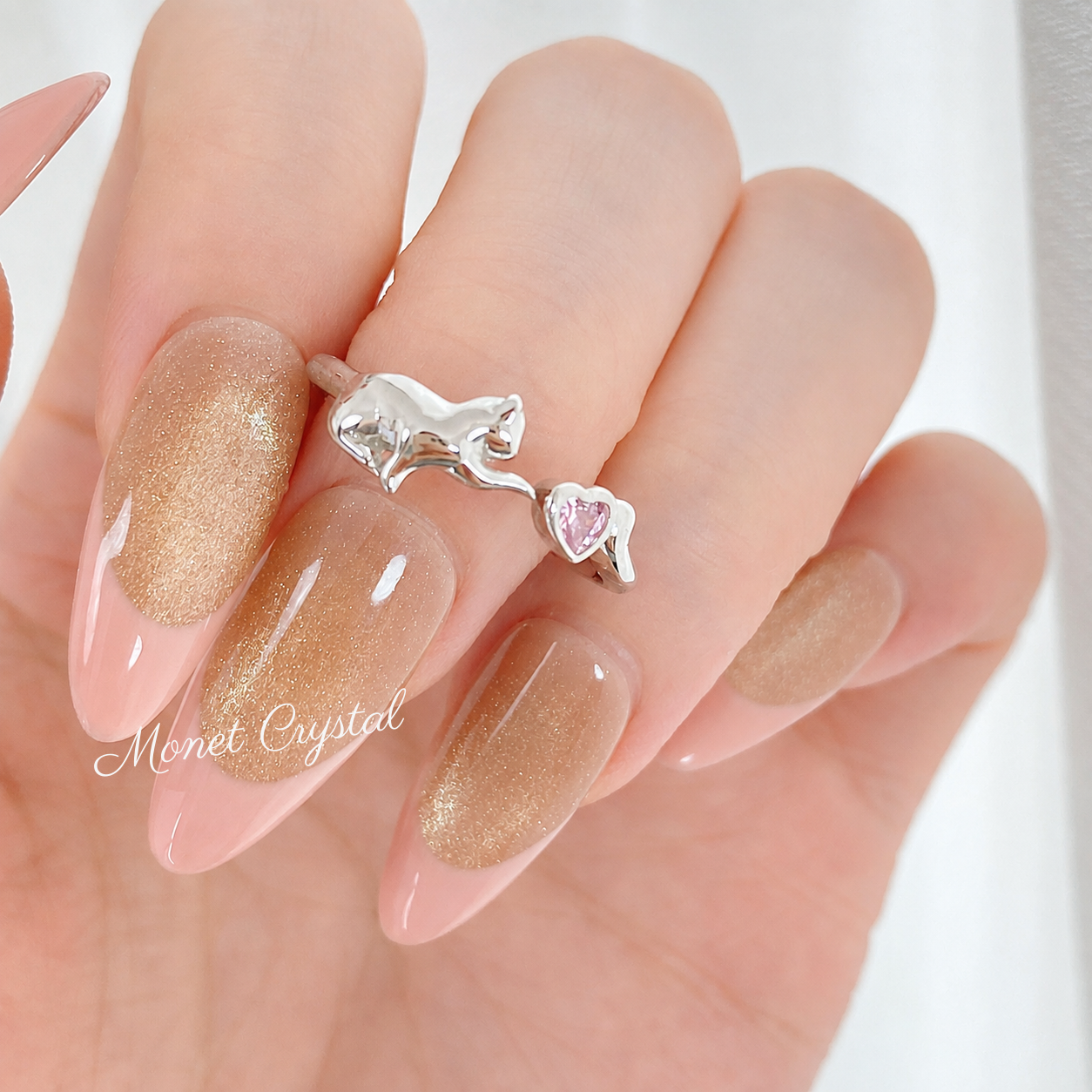 “Kitty Tales” S925 Sterling Silver Cat Open Ring Collection