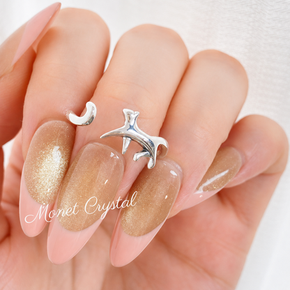 “Kitty Tales” S925 Sterling Silver Cat Open Ring Collection