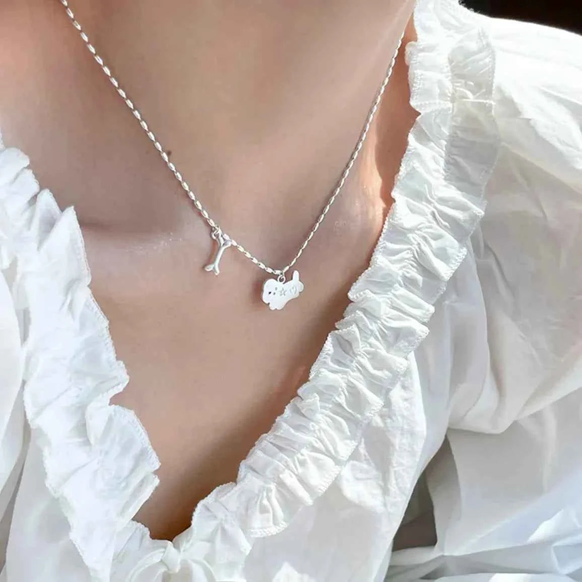 "Promise Paw" 925 Sterling Silver Necklace – High-Glam & Heartfelt
