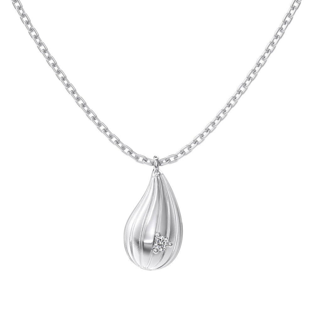 "Pure Drop" S925 Sterling Silver Necklace
