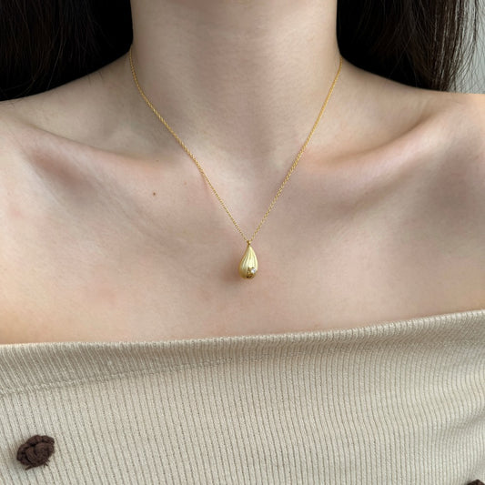 "Pure Drop" S925 Sterling Silver Necklace