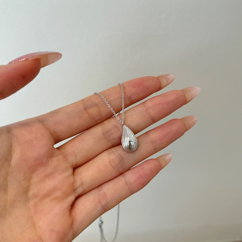 "Pure Drop" S925 Sterling Silver Necklace