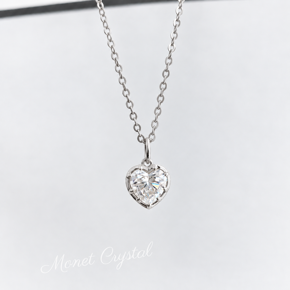 “Pure Heart” S925 Sterling Silver 5A Zircon Necklace & Earrings Set
