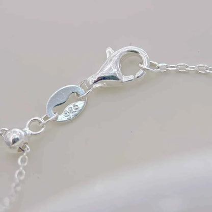 "Starry Ceiling" 925 Sterling Silver Star Charm Necklace - Dreamy and Sophisticated