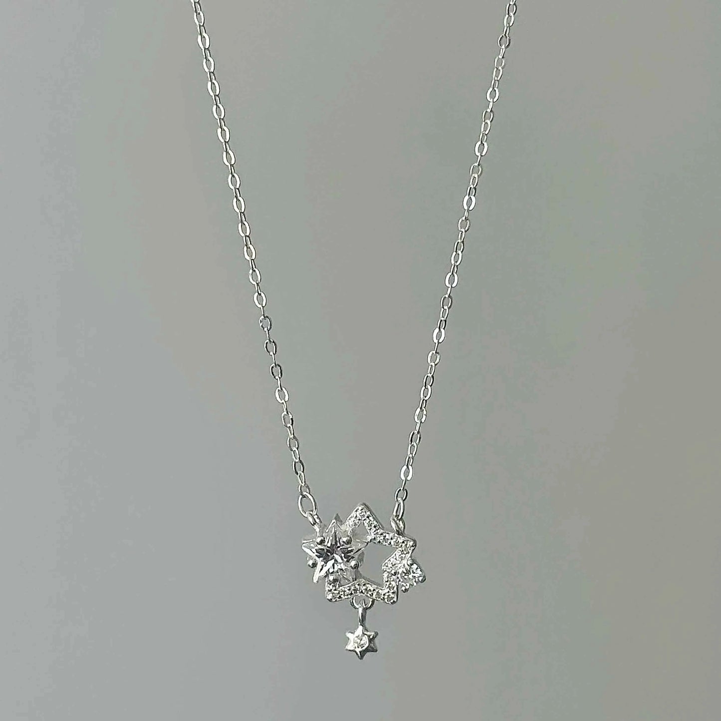 "Stellar Perseverance" 999 Pure Silver Star Necklace - Elegant and Timeless (Copy)