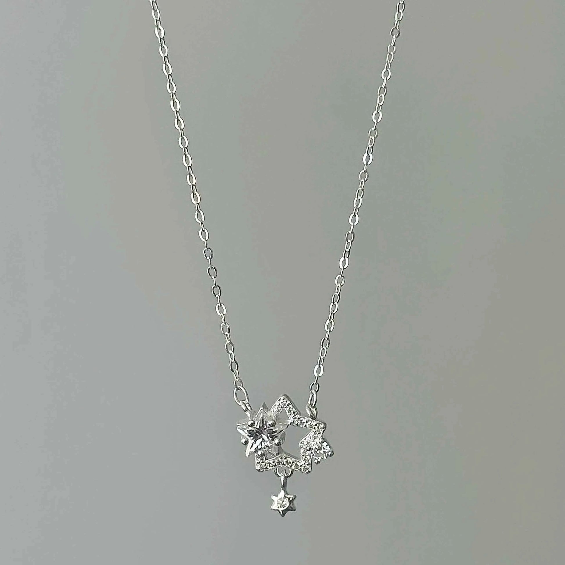 "Stellar Perseverance" 999 Pure Silver Star Necklace - Elegant and Timeless (Copy)