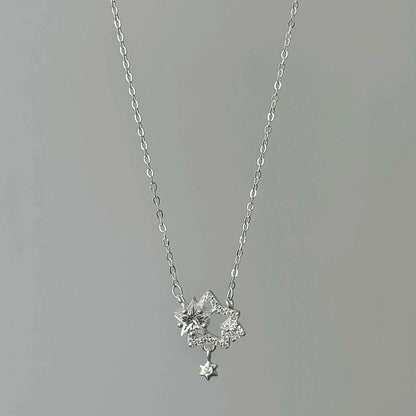 "Stellar Perseverance" 999 Pure Silver Star Necklace - Elegant and Timeless (Copy)