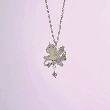 "Unicorn’s Guardian" 925 Sterling Silver Necklace – Magical, Minimalist, Gift-Ready