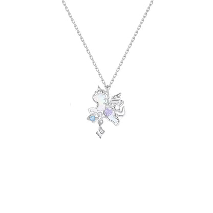"Unicorn's Guardian" 925 Sterling Silber Halskette – Magisch, Minimalistisch, Geschenkfertig 