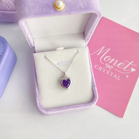 “Secret Heart” S925 Sterling Silver DIY Heart Box Necklace