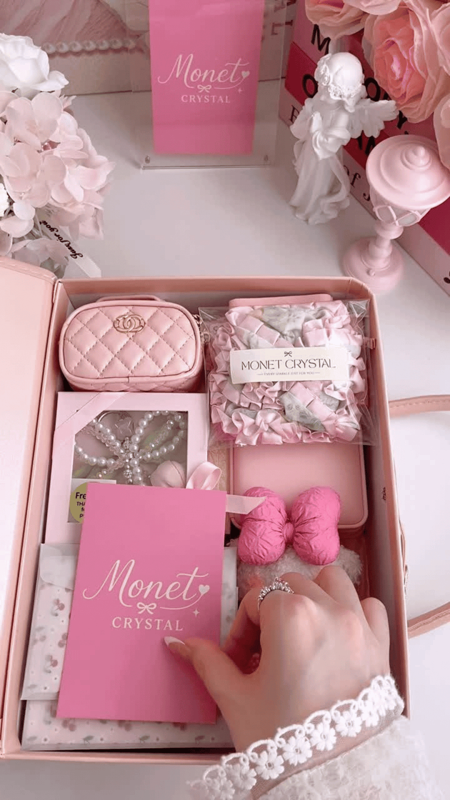 ⚮̈monet⚮̈さま専用 Monet Crystal – Elegant 925 Silver & 18k Gold Jewelry with Hand-Packed
